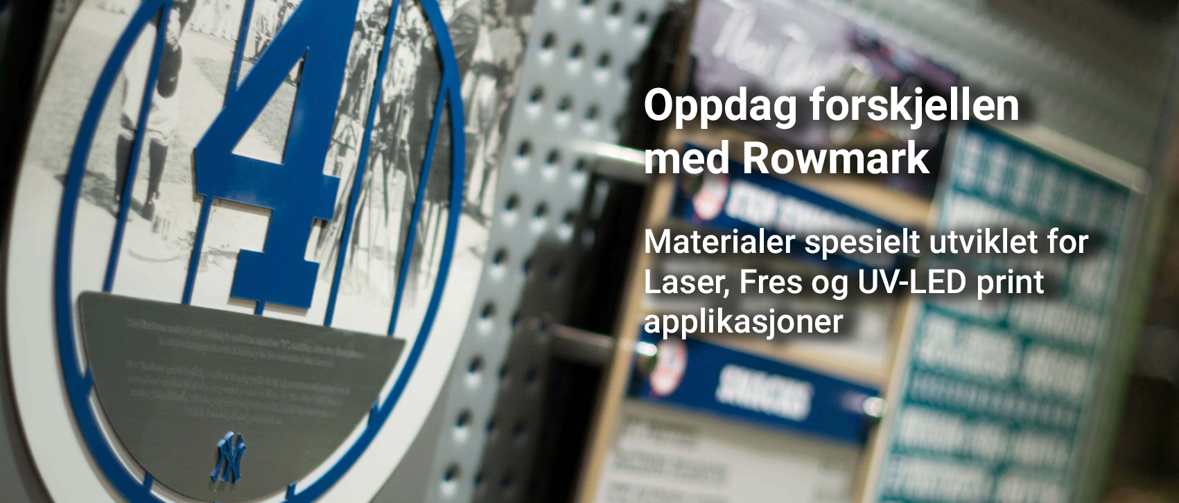 Rowmark graveringslaminater og akryler