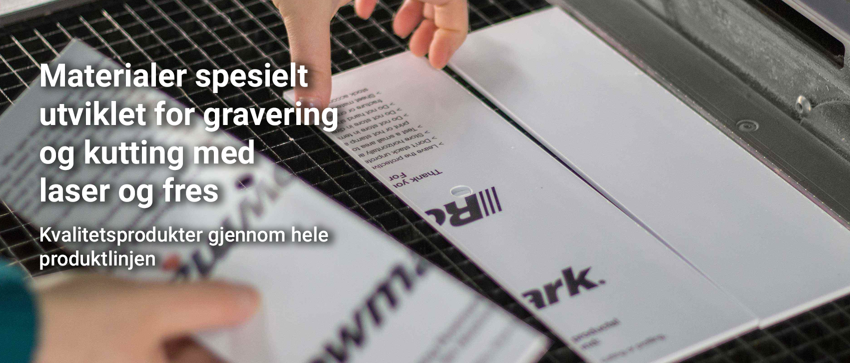 Rowmark graveringslaminater og akryler